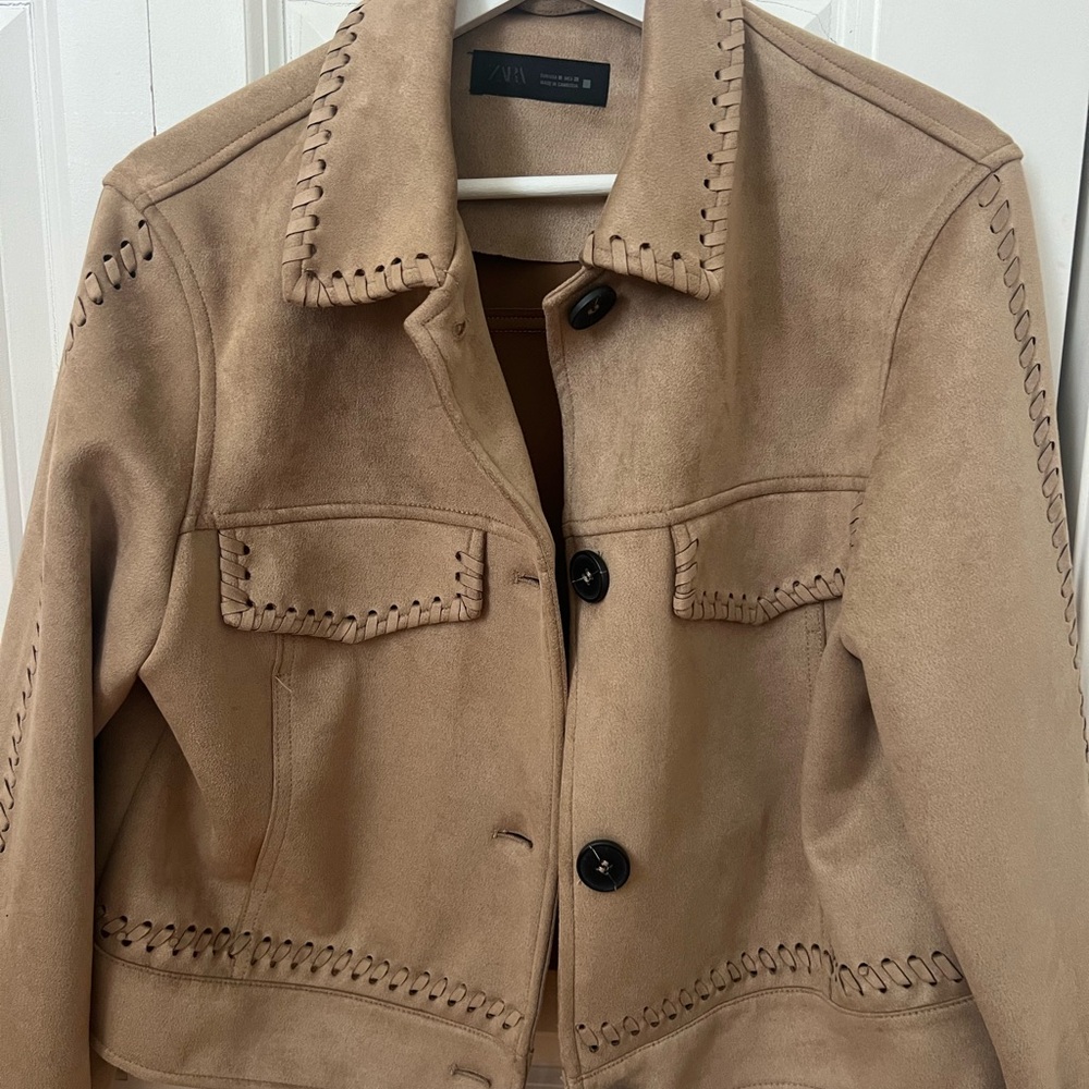 Zara Faux Suede Jacket
